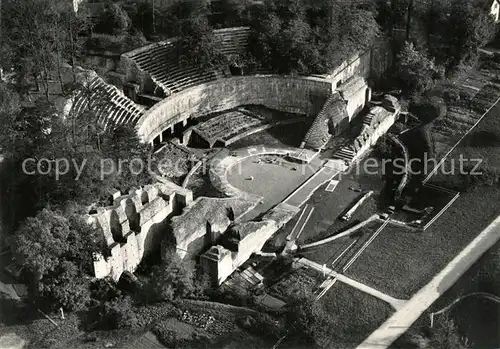 AK / Ansichtskarte Augst Fliegeraufnahme Augusta Raurica Amphitheater Augst