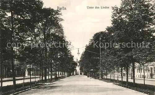 AK / Ansichtskarte Berlin Unter den Linden Berlin