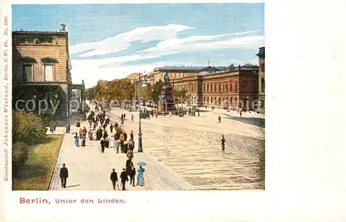 AK / Ansichtskarte Berlin Unter den Linden Berlin