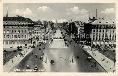 AK / Ansichtskarte Berlin Unter den Linden Berlin