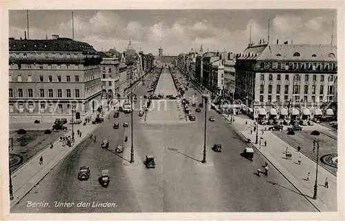 AK / Ansichtskarte Berlin Unter den Linden Berlin