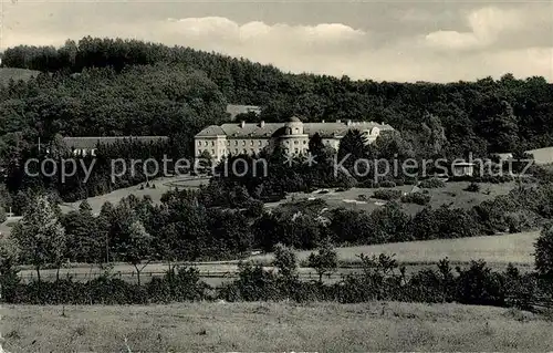 AK / Ansichtskarte Bad_Hermannsborn Kurhaus mit Badehaus und Park Bad_Hermannsborn