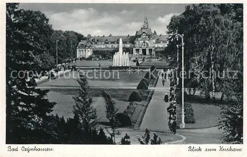 AK / Ansichtskarte Bad_Oeynhausen Kurhaus Park Bad_Oeynhausen