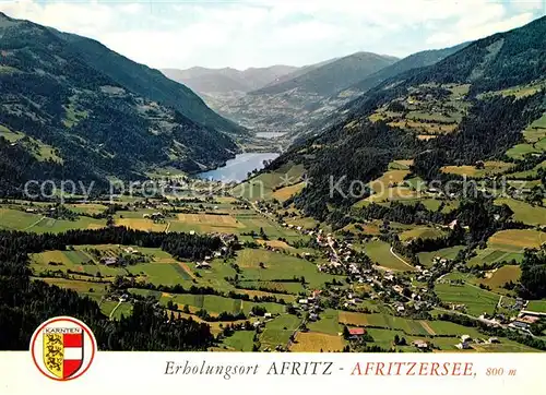 AK / Ansichtskarte Afritz_See Afritzersee Feld am See und Grosser Rosennock Fliegeraufnahme Afritz_See