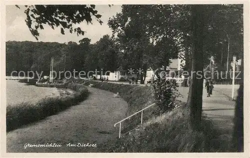 AK / Ansichtskarte Gremsmuehlen Uferpartie am Dieksee Gremsmuehlen