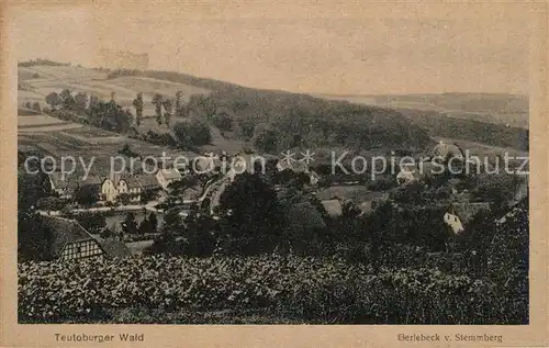 AK / Ansichtskarte Berlebeck Panorama Blick vom Stemmberg Teutoburger Wald Berlebeck