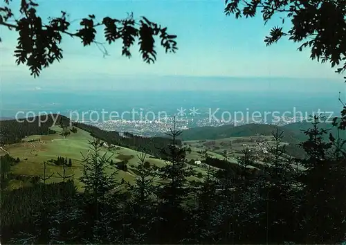 AK / Ansichtskarte Horben_Breisgau Panorama Rheinebene Horben Breisgau