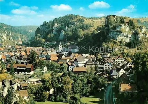 AK / Ansichtskarte Pottenstein_Oberfranken Panorama Pottenstein_Oberfranken