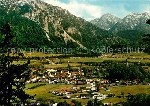 AK / Ansichtskarte Ruhpolding Blick zum Rauschberg Sonntagshorn Ruhpolding