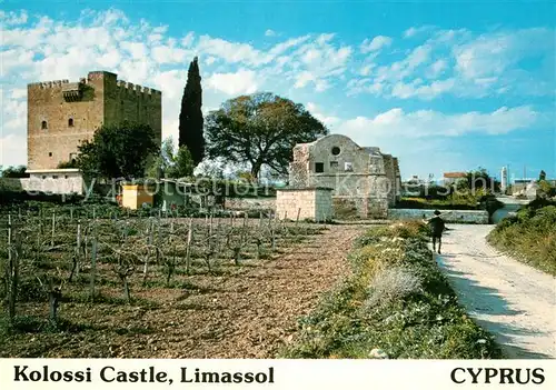 AK / Ansichtskarte Limassol Kolossi Castle Limassol