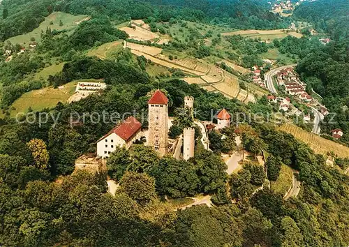 AK / Ansichtskarte Heppenheim_Bergstrasse Starkenburg Blick ins Kirschhausener Tal Fliegeraufnahme Heppenheim_Bergstrasse