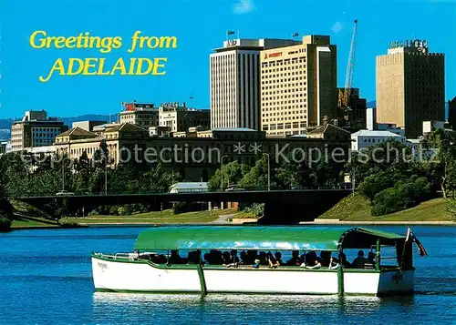 AK / Ansichtskarte Adelaide Popeye with Adelaide Skyline Adelaide