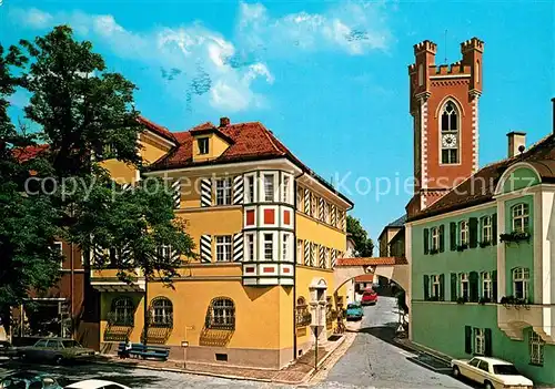 AK / Ansichtskarte Furth_Wald Blick zum Stadtturm Altstadt Furth_Wald