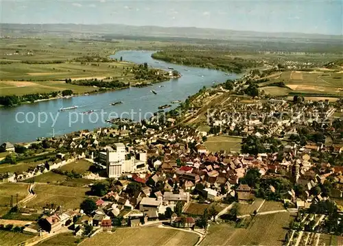 AK / Ansichtskarte Nierstein_Rhein Fliegeraufnahme Nierstein_Rhein