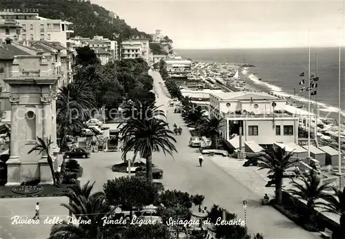 AK / Ansichtskarte Finale_Ligure Spiaggia di Levante Finale_Ligure