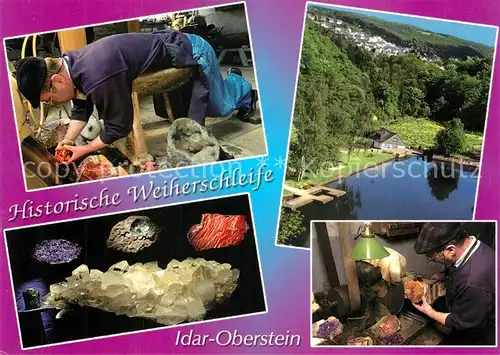 AK / Ansichtskarte Idar Oberstein Weiherschleife Achatschleife Idar Oberstein