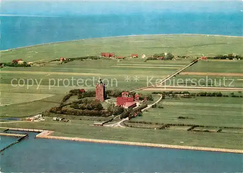 AK / Ansichtskarte Insel_Neuwerk Fliegeraufnahme Insel Neuwerk