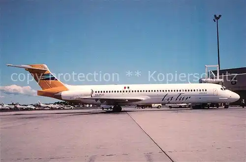 AK / Ansichtskarte Flugzeuge_Zivil La Tur Airlines McDonnell Douglas MD 87 cn 49673 1508  Flugzeuge Zivil