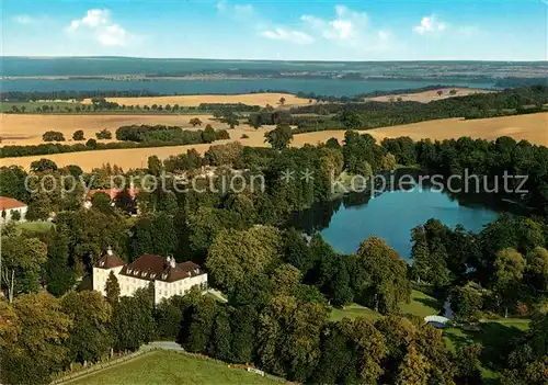 AK / Ansichtskarte Panker Schloss See Fliegeraufnahme Panker