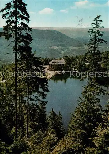 AK / Ansichtskarte Mummelsee Berghotel Schwarzwaldhochstrasse Mummelsee