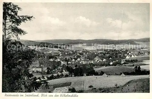 AK / Ansichtskarte Neuenrade Blick von der Wilhelmshoehe Neuenrade