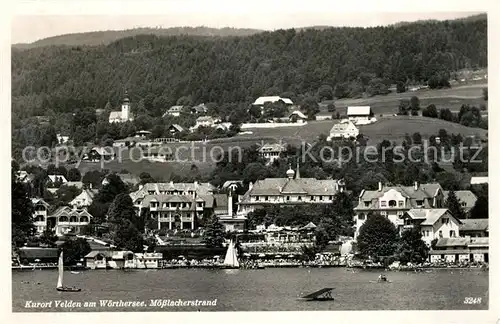 AK / Ansichtskarte Velden_Woerthersee Moesslacherstrand Velden Woerthersee