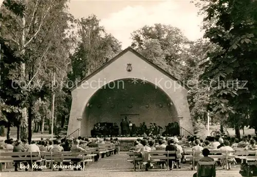 AK / Ansichtskarte Bad_Koesen Konzertplatz Bad_Koesen