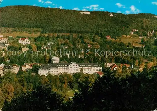 AK / Ansichtskarte Bad_Kissingen Panorama Blick zum Saale Sanatorium Bad_Kissingen