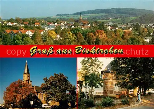 AK / Ansichtskarte Biskirchen Stadtpanorama Kirche Biskirchen