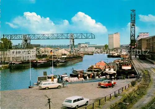 AK / Ansichtskarte Dortmund Hafen Dortmund Ems Kanal Dortmund