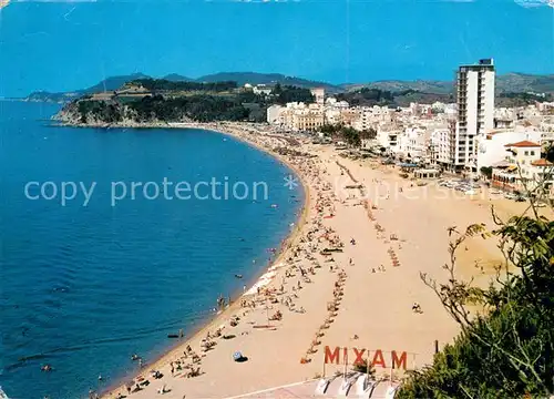 AK / Ansichtskarte Lloret_de_Mar Vista de la playa Strand Lloret_de_Mar