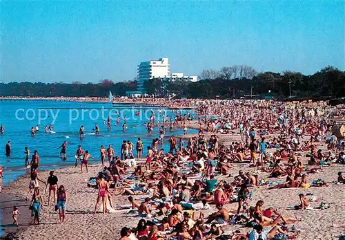 AK / Ansichtskarte Timmendorfer_Strand Strand Hotel Seeschloesschen Timmendorfer_Strand