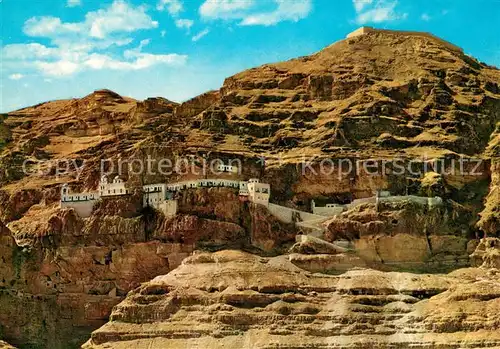 AK / Ansichtskarte Jericho_Israel Mount Temptation Berg der Versuchung Kloster Jericho Israel