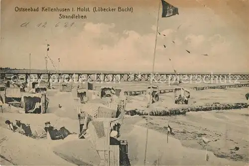 AK / Ansichtskarte Kellenhusen_Ostseebad Strandleben Kellenhusen_Ostseebad