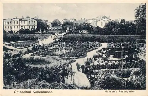 AK / Ansichtskarte Kellenhusen_Ostseebad Hensens Rosengarten Kellenhusen_Ostseebad