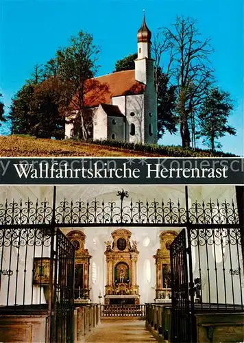 AK / Ansichtskarte Ilmmuenster Wallfahrtskirche Herrenrast Inneres Ilmmuenster