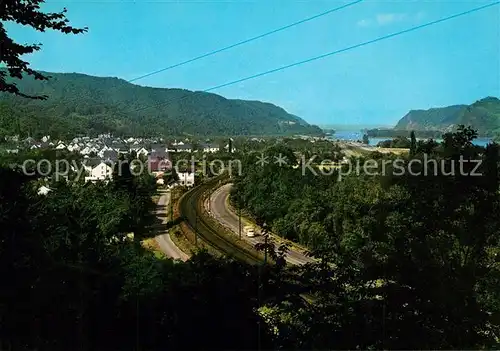 AK / Ansichtskarte Enkirch_Mosel Panorama Eisenbahn Enkirch Mosel