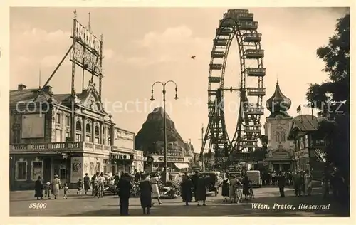 AK / Ansichtskarte Wien Prater Riesenrad Wien