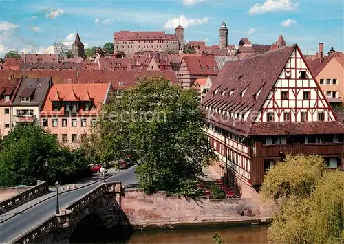 AK / Ansichtskarte Heidelberg_Neckar Partie am Neckar Altstadt Fachwerkhaus Heidelberg Neckar