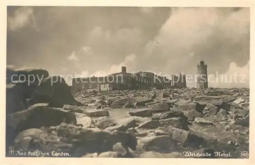 AK / Ansichtskarte Brocken_Harz Brocken Hotel Aussichtsturm Teufelskanzel Brocken Harz