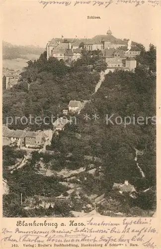 AK / Ansichtskarte Blankenburg_Harz Schloss Blankenburg_Harz