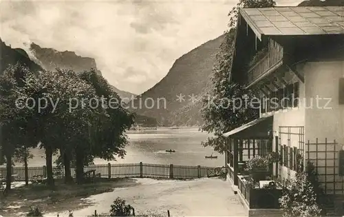 AK / Ansichtskarte Bad_Reichenhall Gaststaette zum Saalachsee Bad_Reichenhall