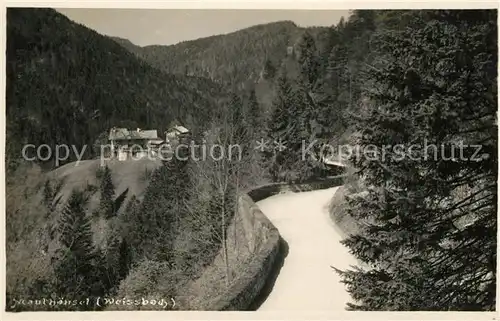 AK / Ansichtskarte Weissbach_Alpenstrasse Gasthof Mauthaeusl Weissbach_Alpenstrasse