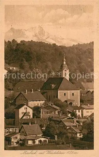 AK / Ansichtskarte Miesbach Wendelstein Kirche Miesbach