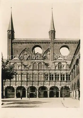 AK / Ansichtskarte Luebeck Rathaus Markt Luebeck