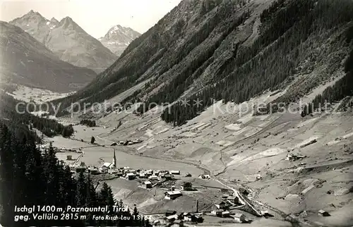 AK / Ansichtskarte Ischgl Panorama Paznauntal Ischgl