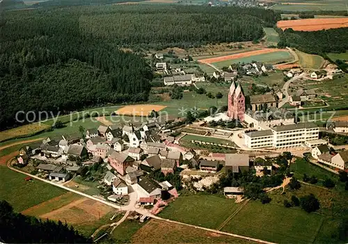 AK / Ansichtskarte Ravengiersburg Pfarrkirche zum hl Christophorus Fliegeraufnahme Ravengiersburg