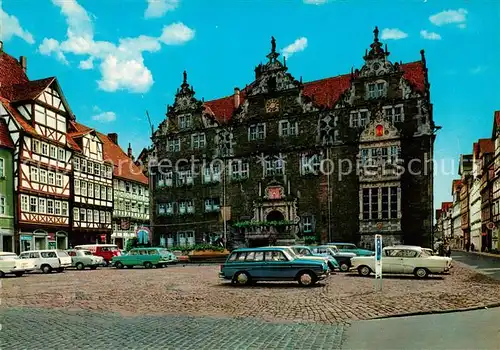 AK / Ansichtskarte Hannoversch_Muenden Marktplatz Rathaus Hannoversch Muenden