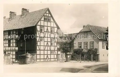 AK / Ansichtskarte Ilsenburg_Harz Fachwerkhaus Ilsenburg Harz