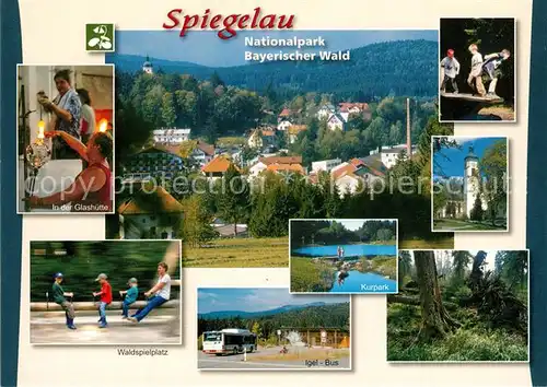 AK / Ansichtskarte Spiegelau Glashuette Waldspielplatz Kurpark  Spiegelau